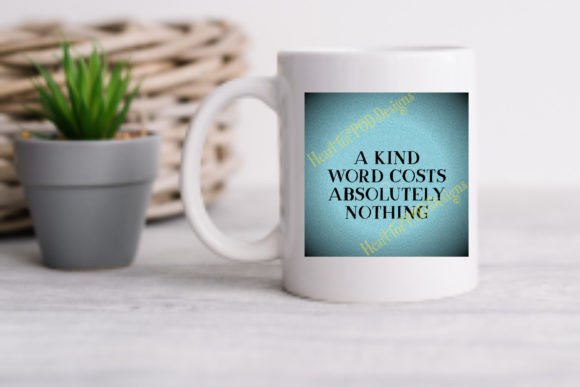 A Kind Word Design for Print-on-Demand Success