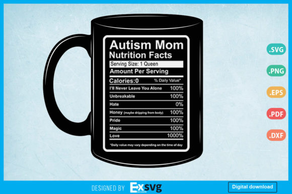 Autism Mom Nutrition Facts Mothers Day: A Creative Resource for Awareness and Expression