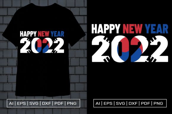 Happy New Year 2022: A Versatile Design for Print On Demand Businesses