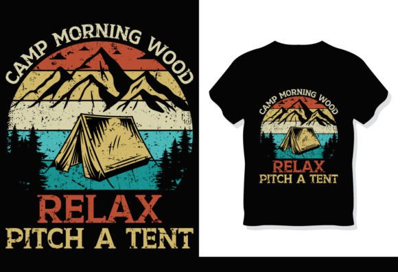 Morning Wood Camp Relax Summer T-Shirt 5: A Versatile Design for Creative Projects