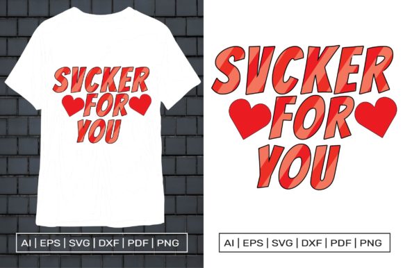 Sucker Typography T-Shirt Design for Print On Demand Businesses